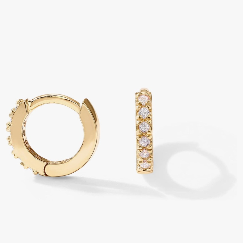 Tiny Cartilage Helix Huggie Hoop Earrings